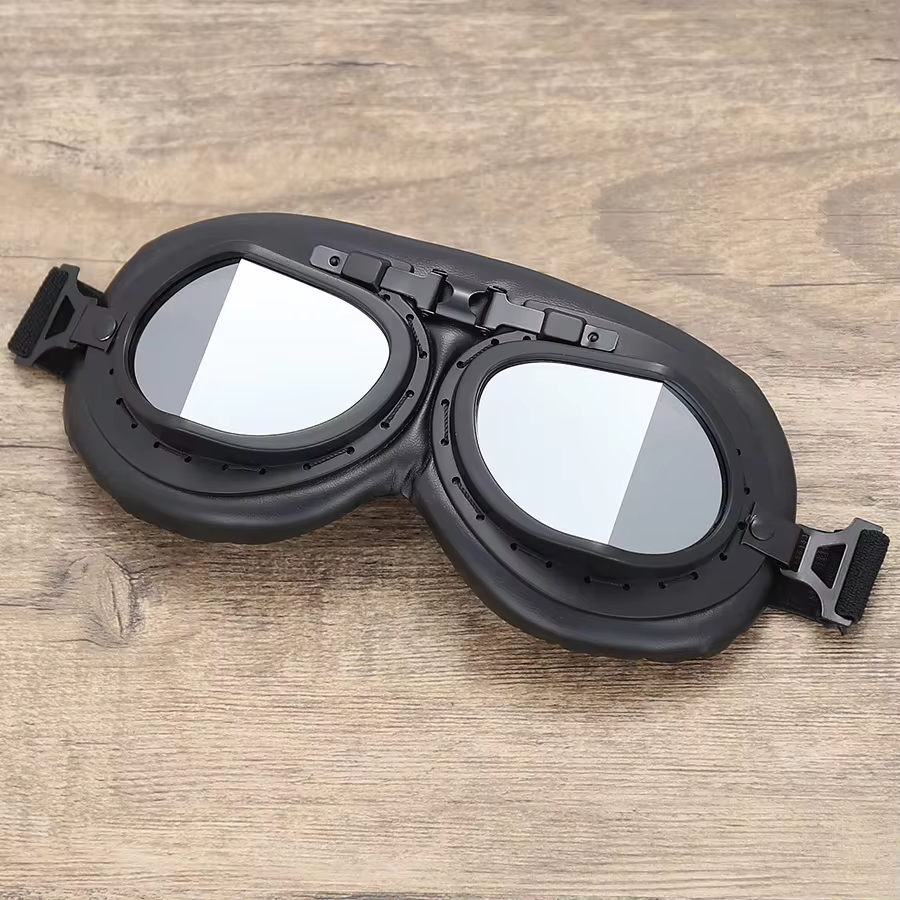 umblies Classic Retro Motorcycle Goggles