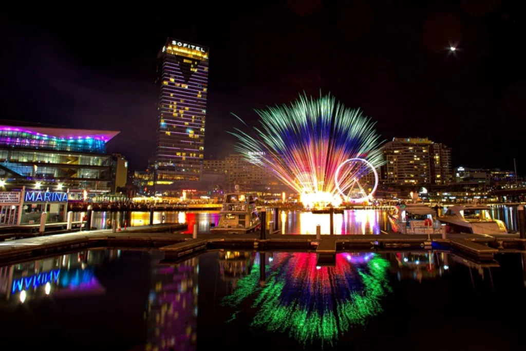 Dine at Darling Harbour and Catch the Fireworks